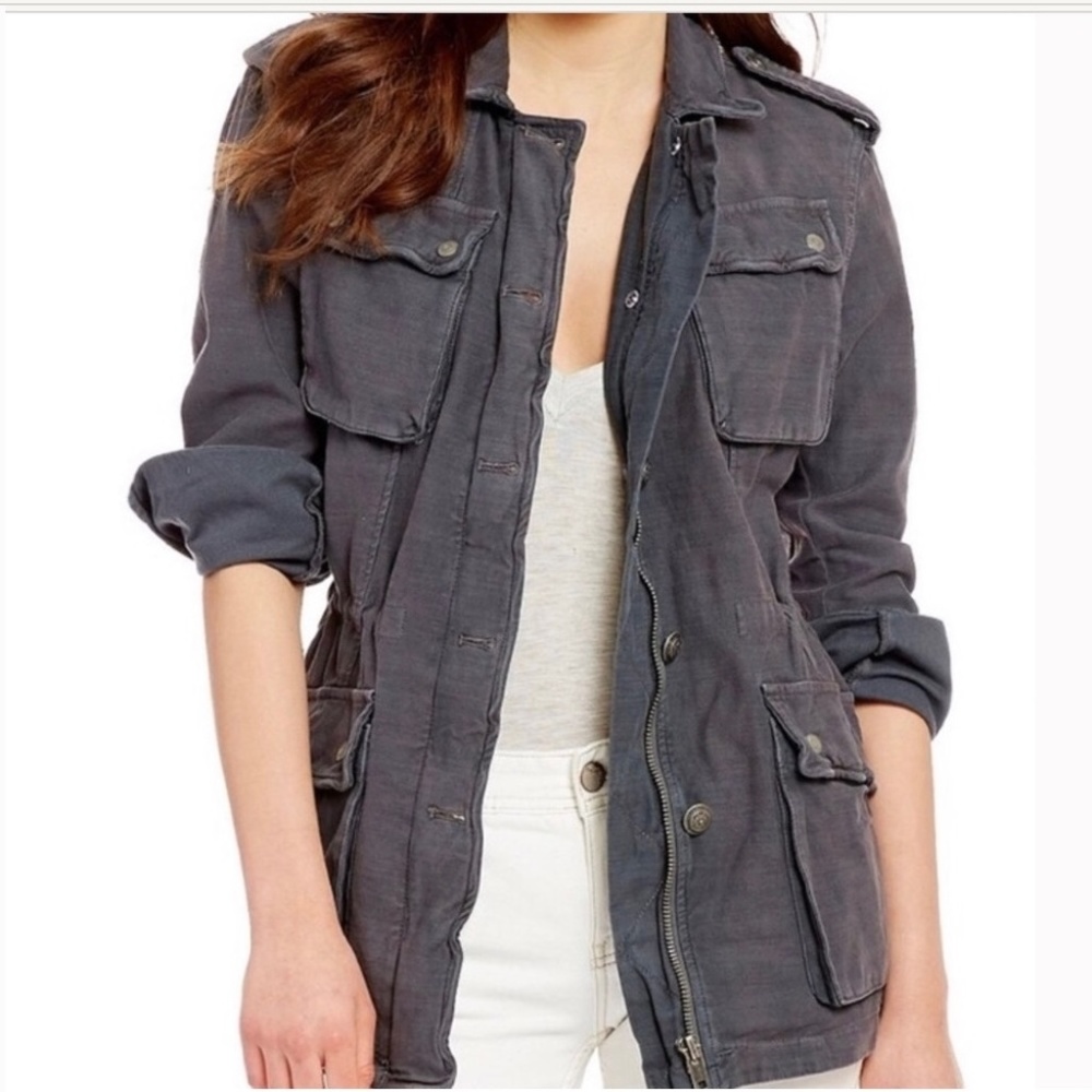 Free People Not Your Brothers Surplus Jacket, XS